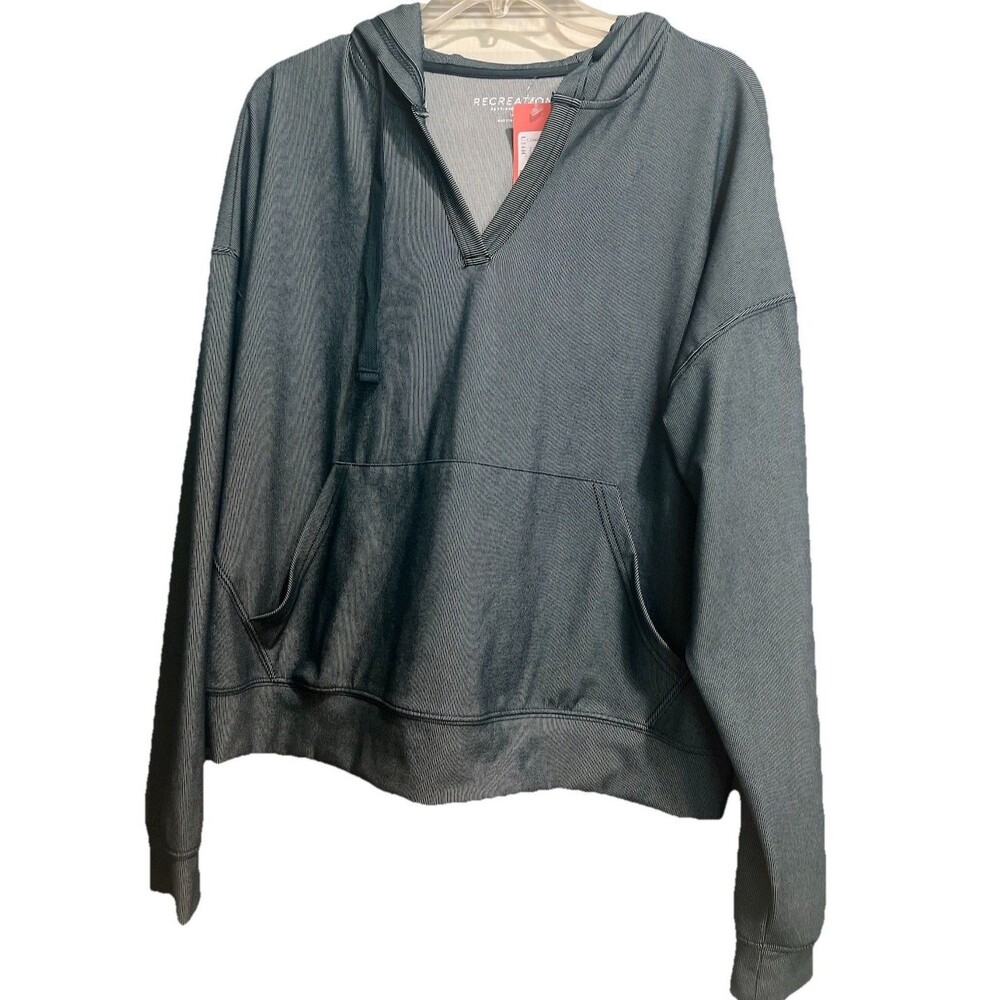 Recreation By Thread & Supply Women's Hoodie 1X Evergreen Luxury Lounge Line NWT